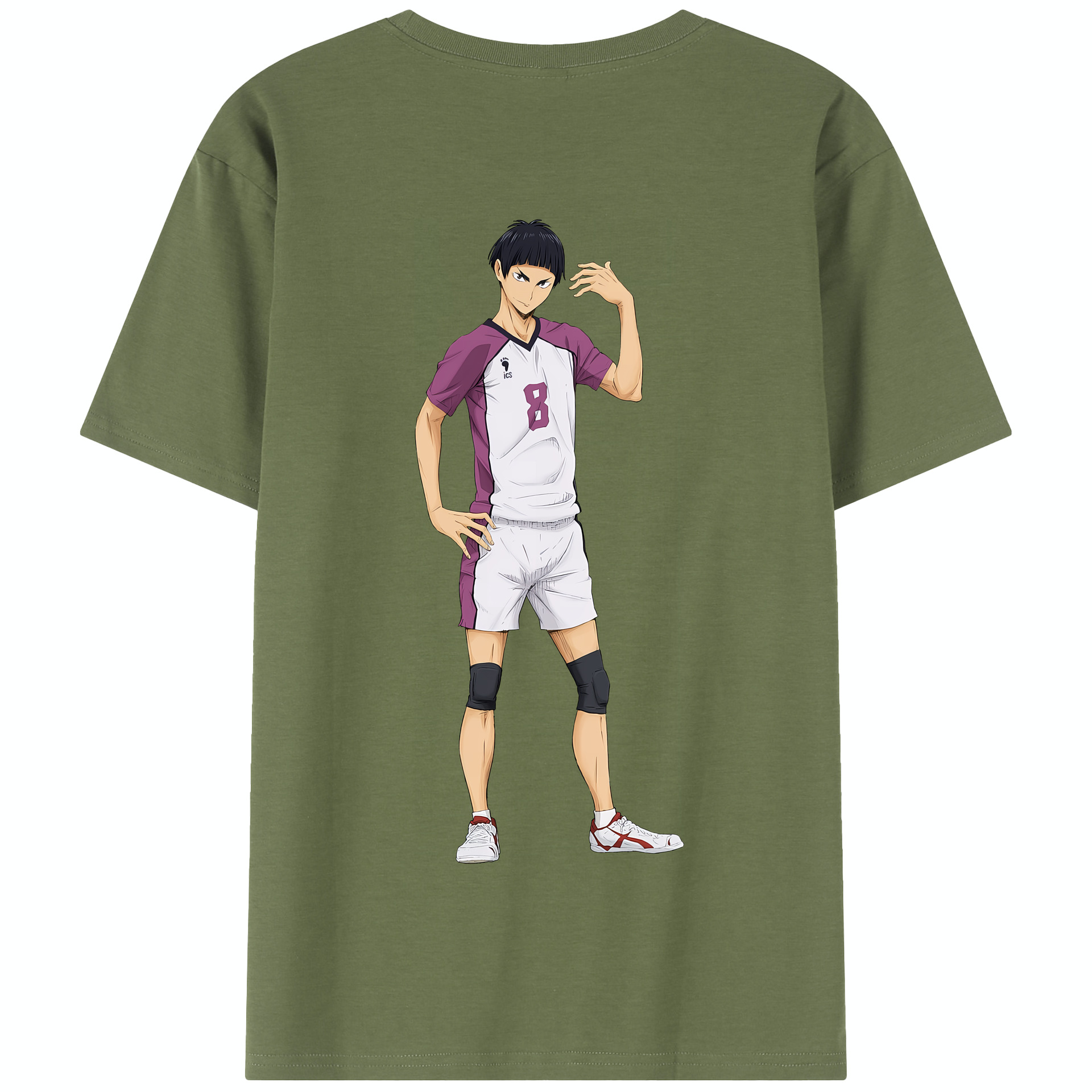 （画像用） ハイキュー!! Haikyu!! 綿100％半袖Tシャツ（背面プリント）